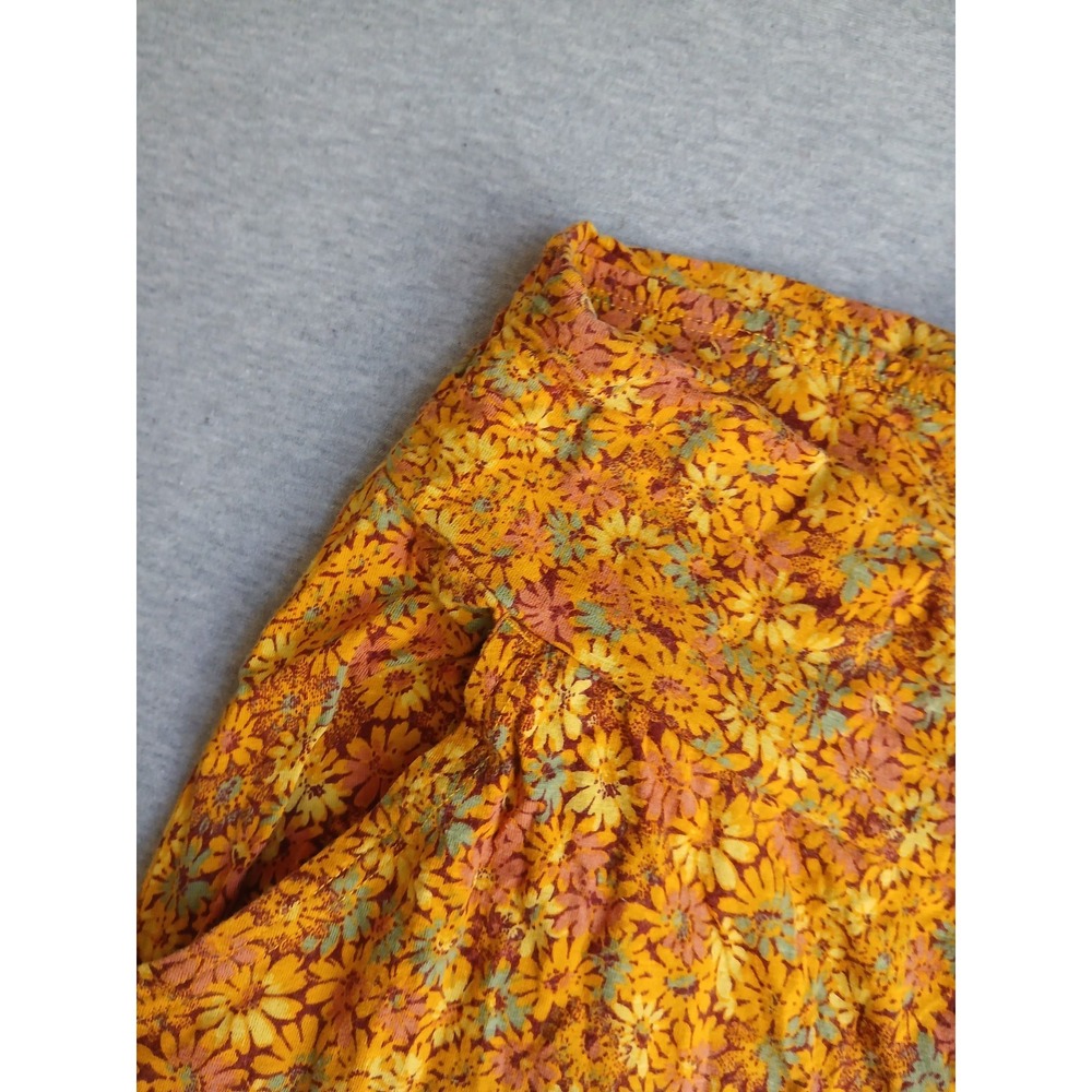 Toad Co Pants Medium Chaka Wide Leg Organic Cotton Floral Pull On Resort Beach - Picture 8 of 11